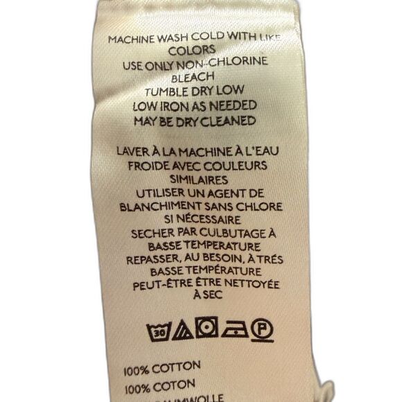 Free People We the Free, Ivory Sally Canvas Jacket, Size Large (NWT) - Picture 6 of 8